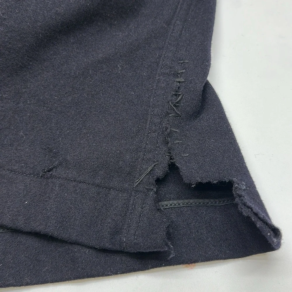 Vintage possibly WWll Navy Blue wool undress jumper Sailor size small (B7)‎